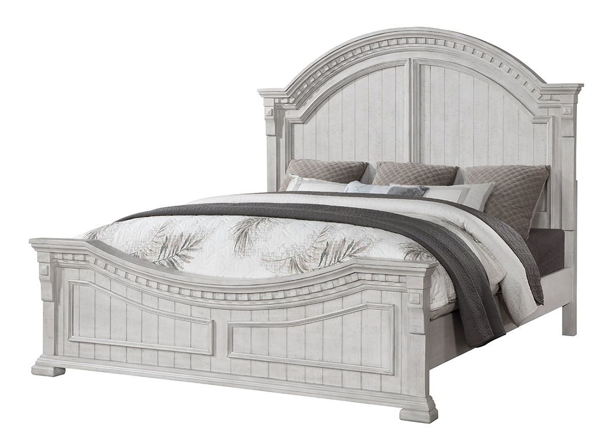 Faith Wood Veneer Queen Size Bed