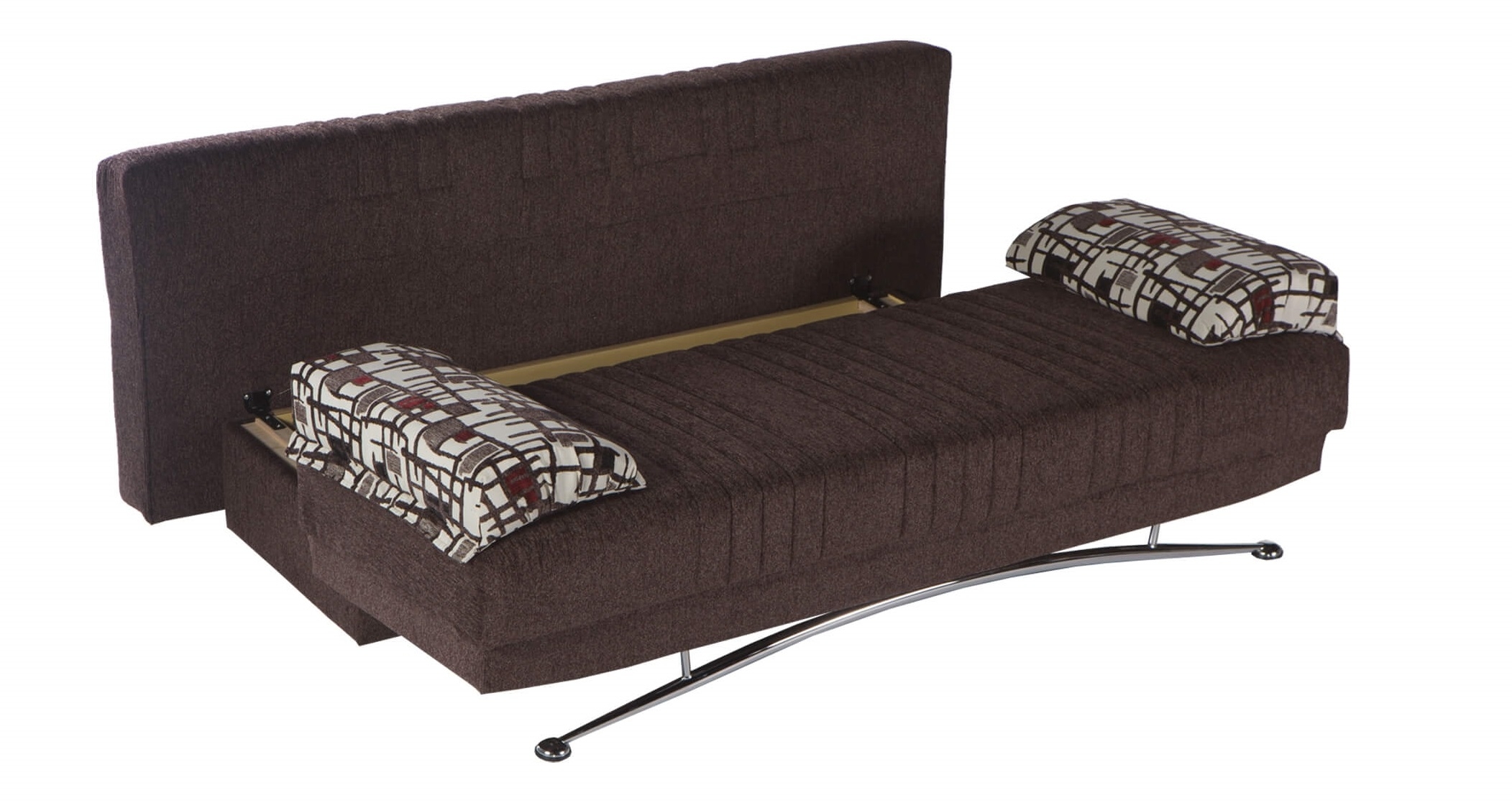 Fantasy Chenille Fabric Storage Sleeper Sofabed
