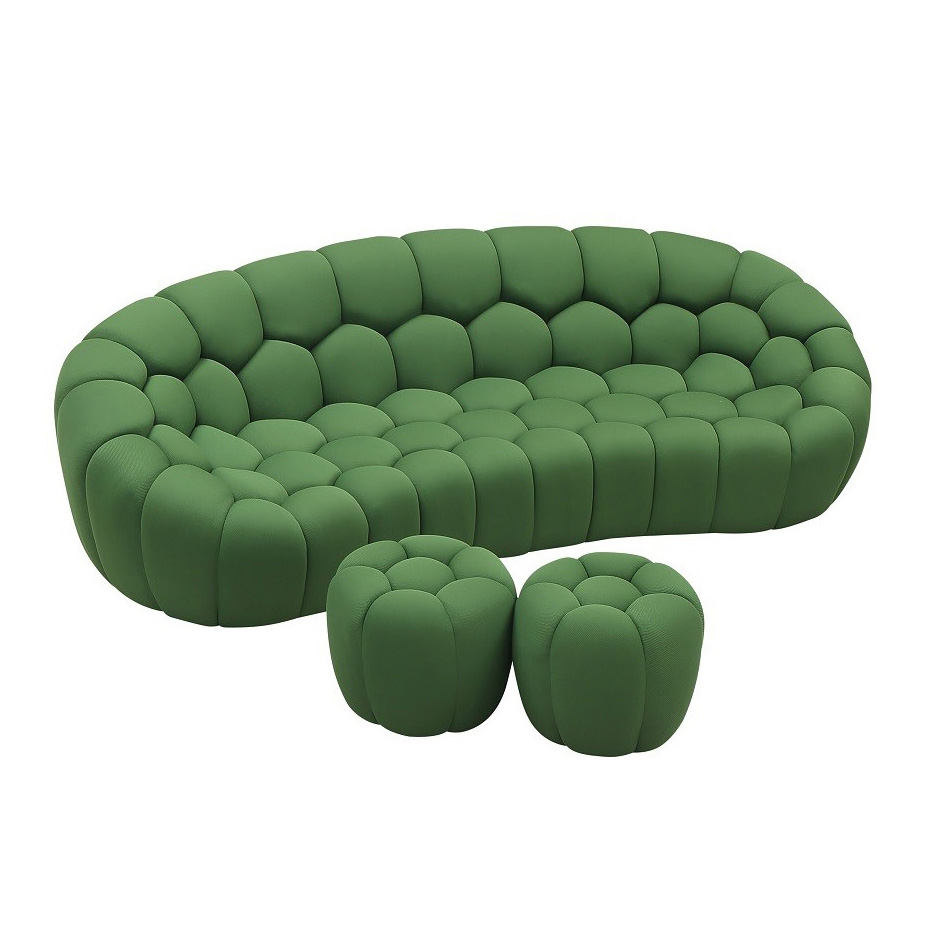 Fantasy Fabric Ottoman