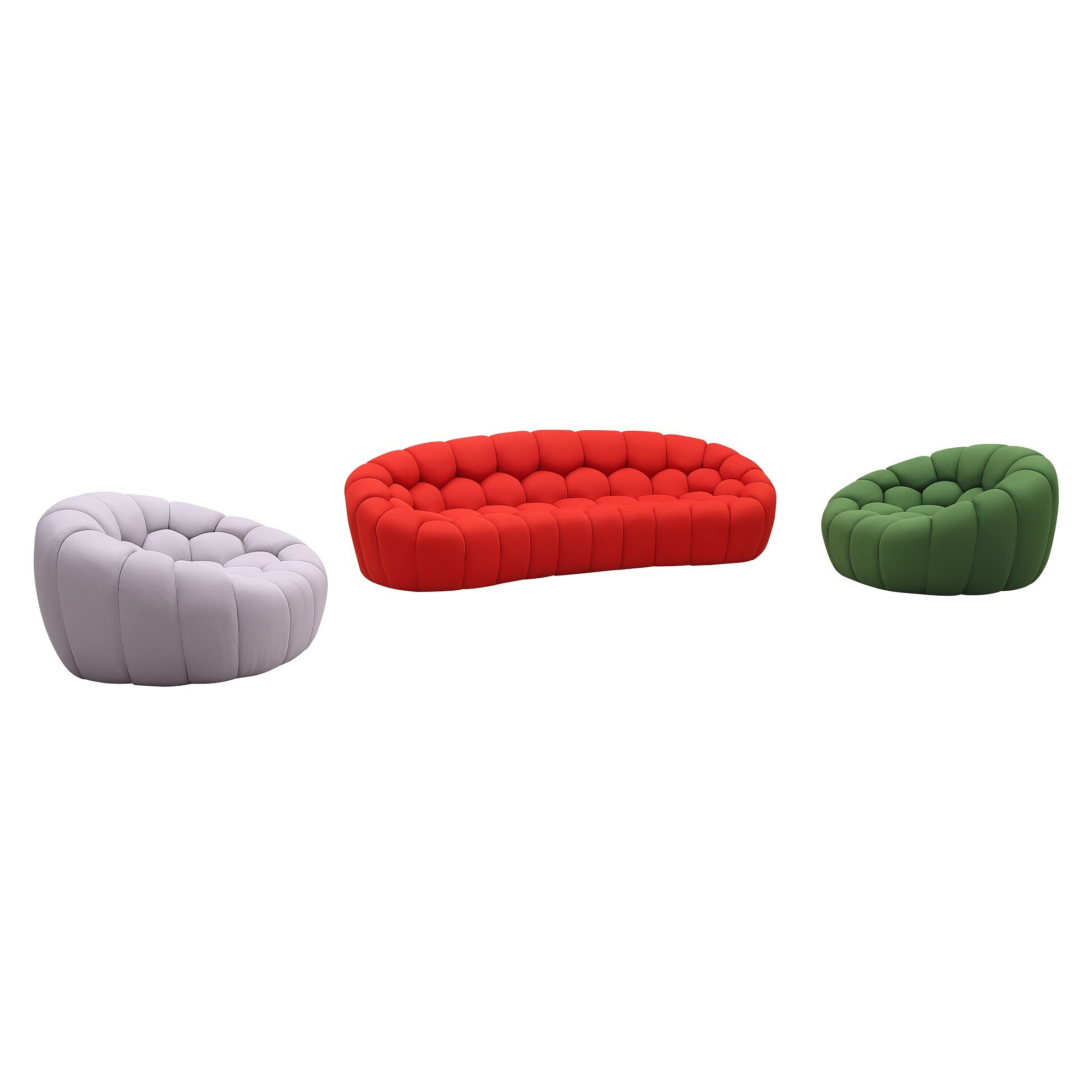 Fantasy Customizable Fabric Living Room Set