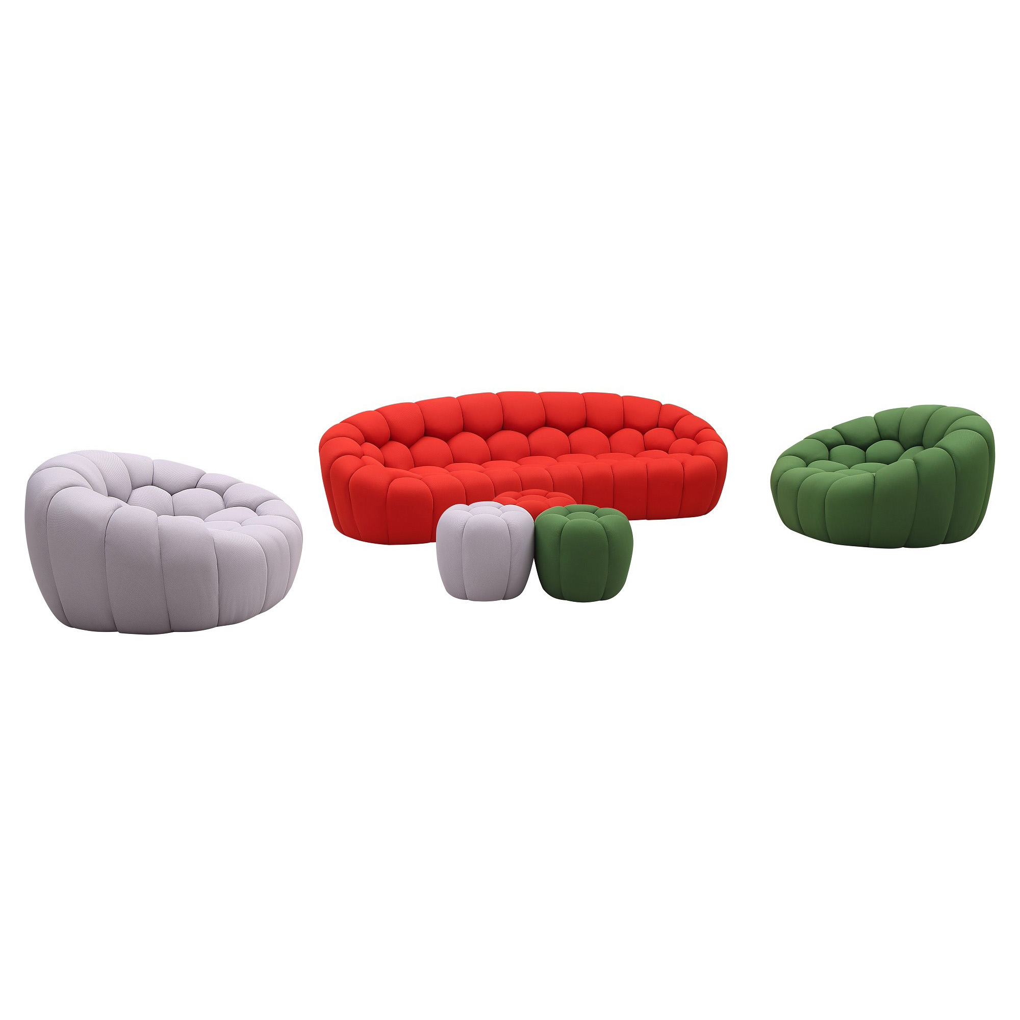 Fantasy Customizable Fabric Living Room Set