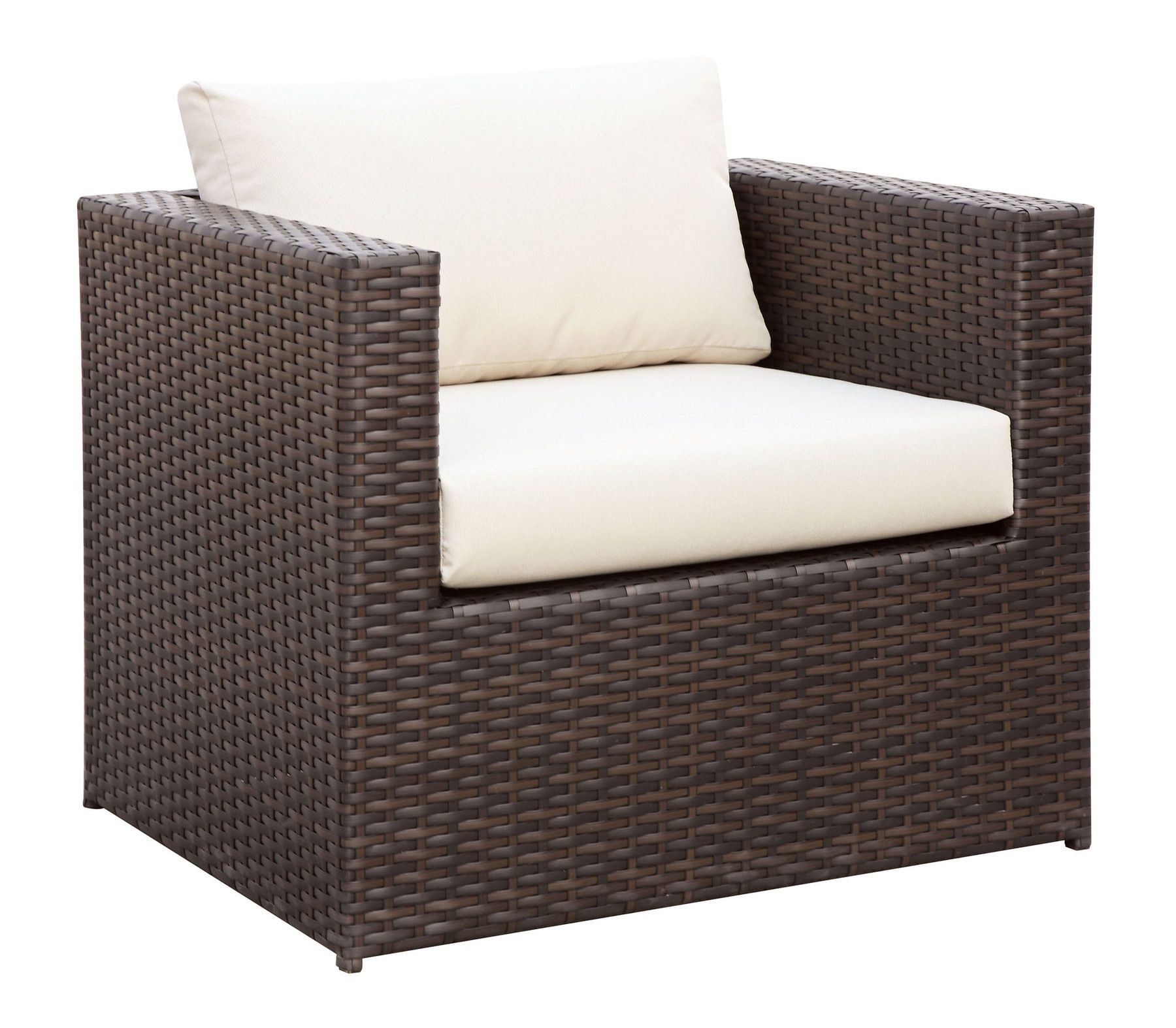 Olina 5-Piece Polyester/Faux Rattan Patio Sofa Set