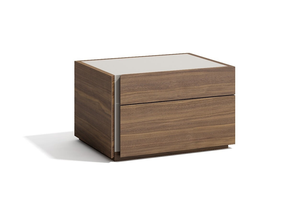 Manufacturer Direct MDF Wooden Extra King Bed Bedroom Furniture in 4 Pieces