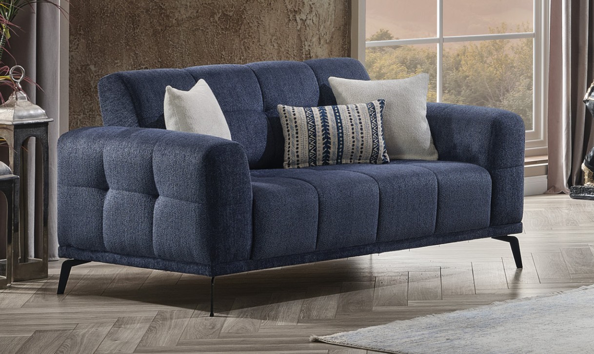 Modena Polyester Convertible Loveseat