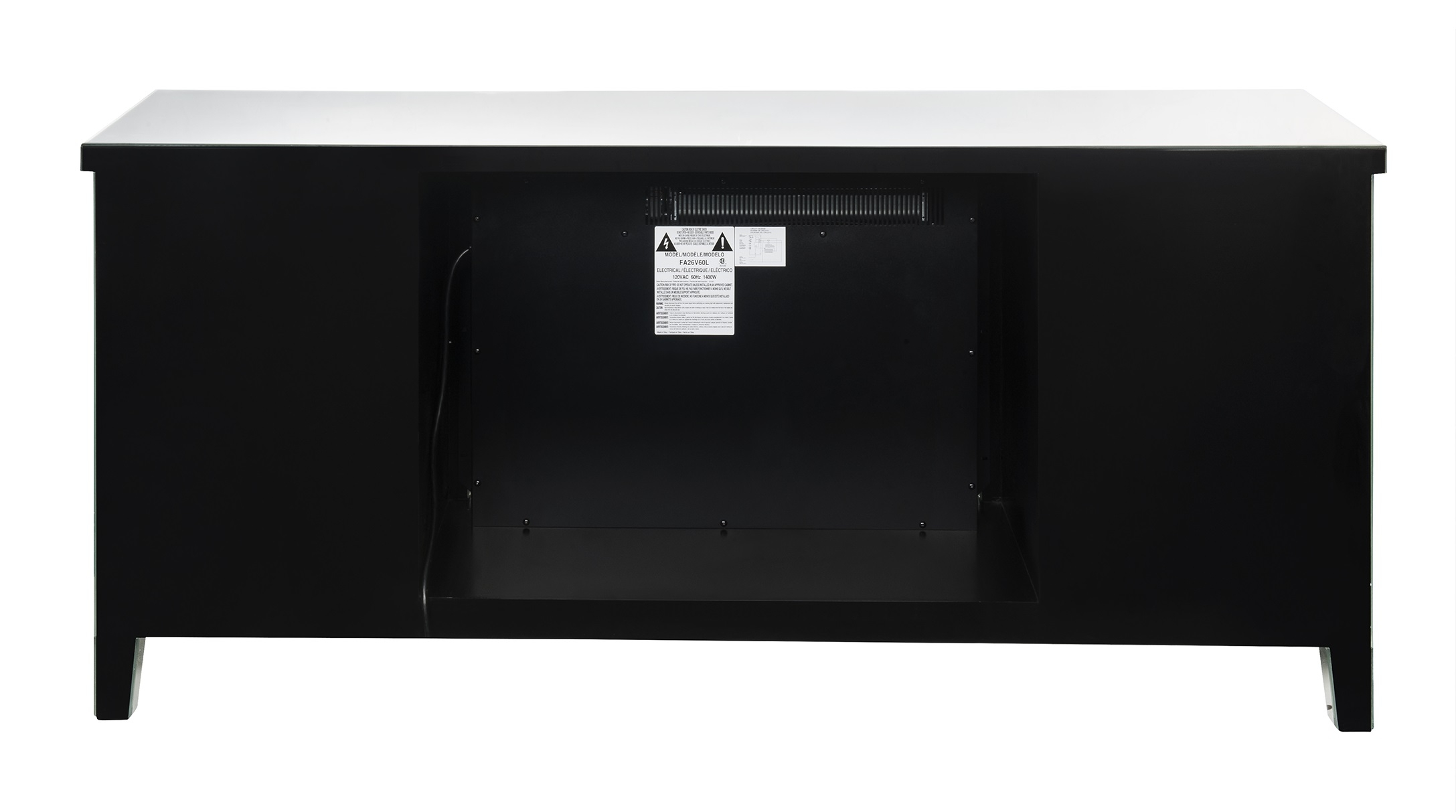 SM Mirrored TV Console w/2 Doors