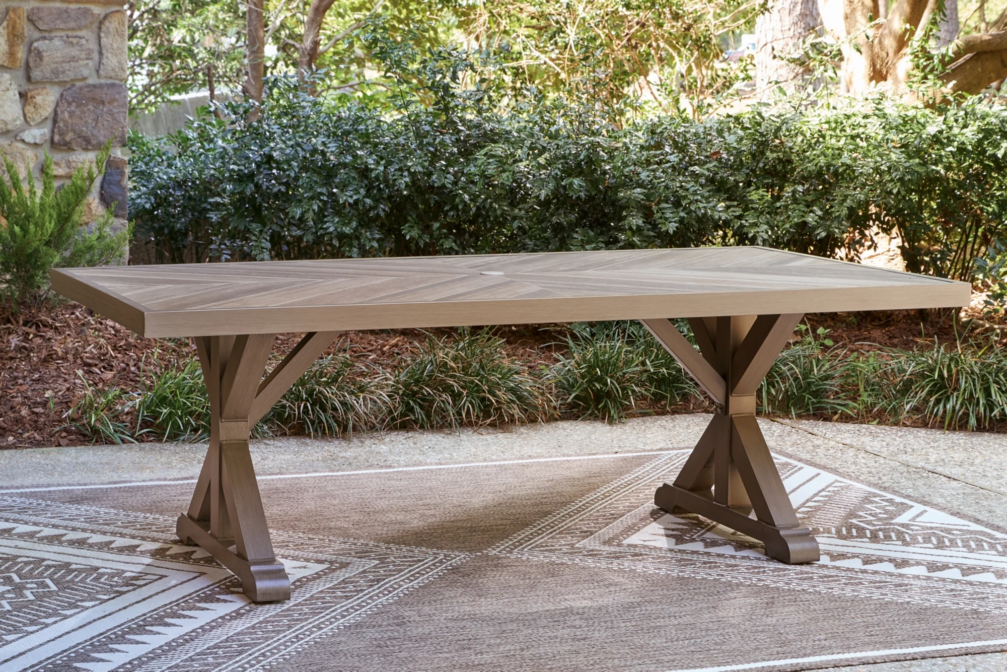 Laguna Heights Aluminum Rectangular Dining Table