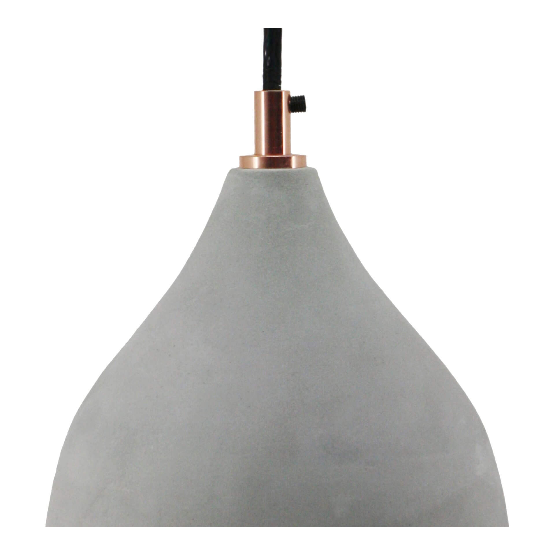 Pozzolana Concrete/Iron/Copper Pendant Lamp by MOE'S