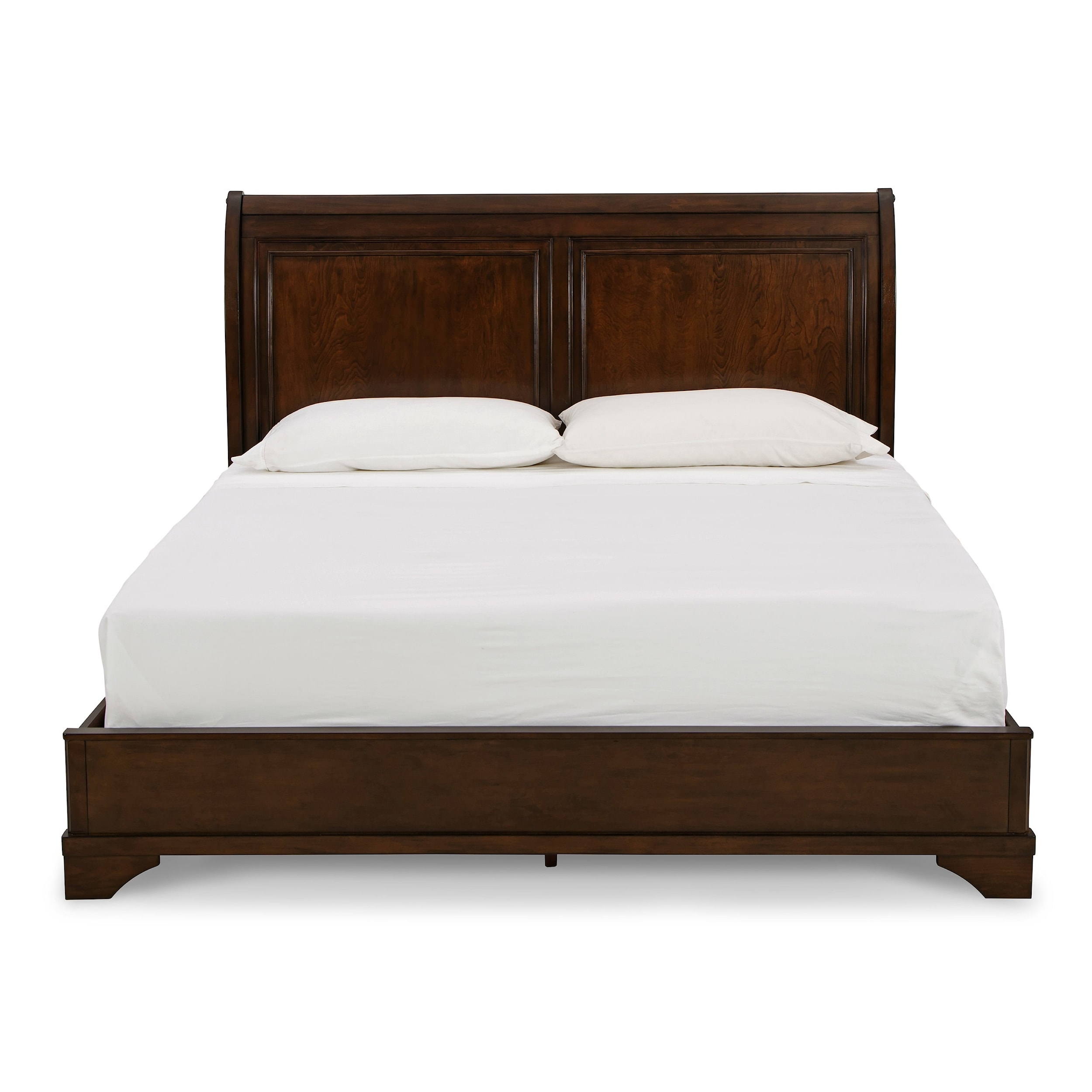 Ashley SM Brookbauer Wood Veneer King Size Sleigh Bed