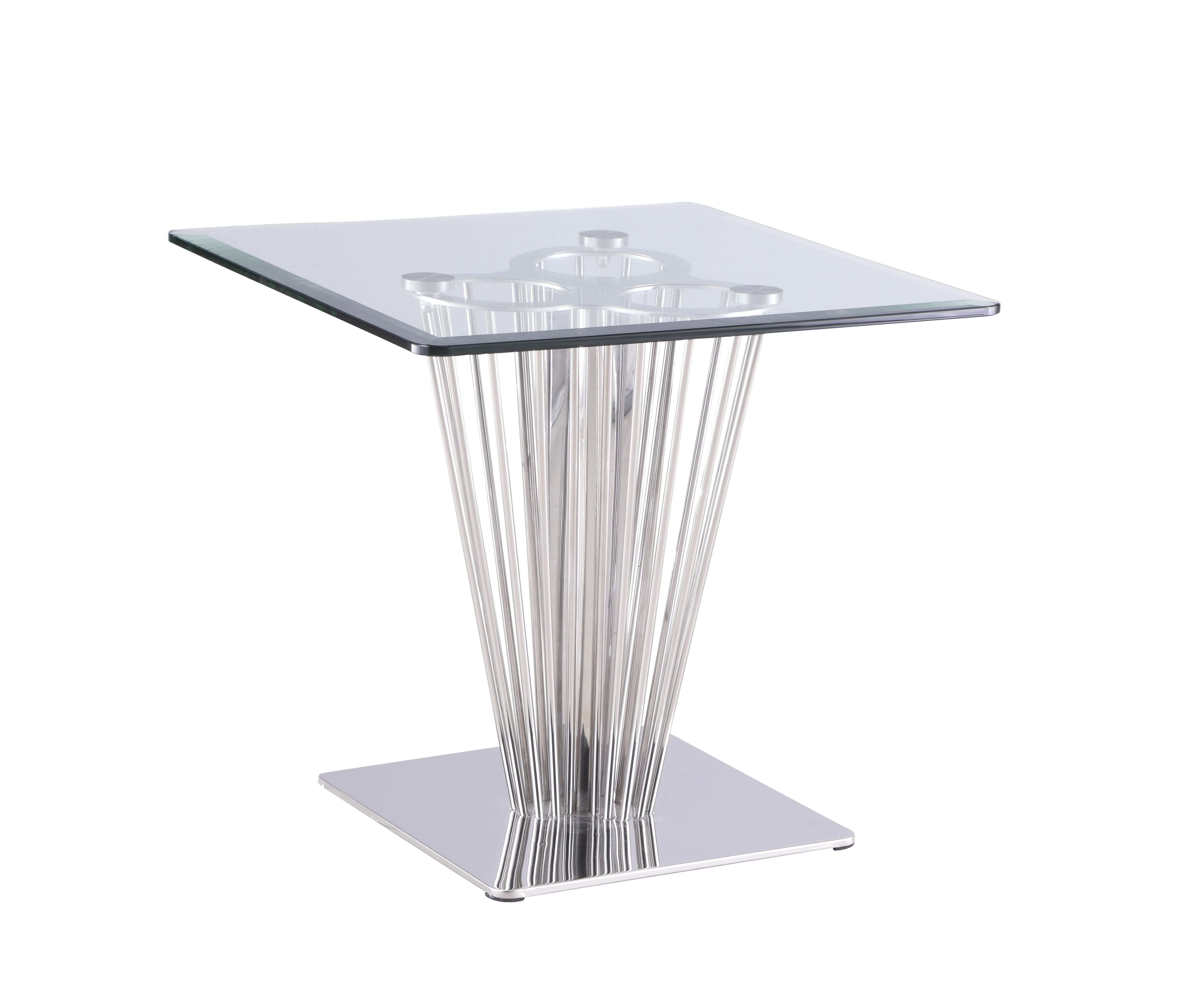Fernanda Square Glass Lamp Table