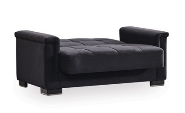 Fiji Polyester Convertible Storage Loveseat