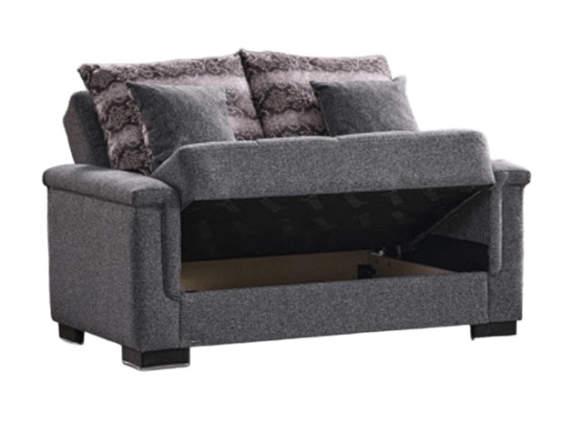 Fiji Polyester Convertible Storage Living Room Set