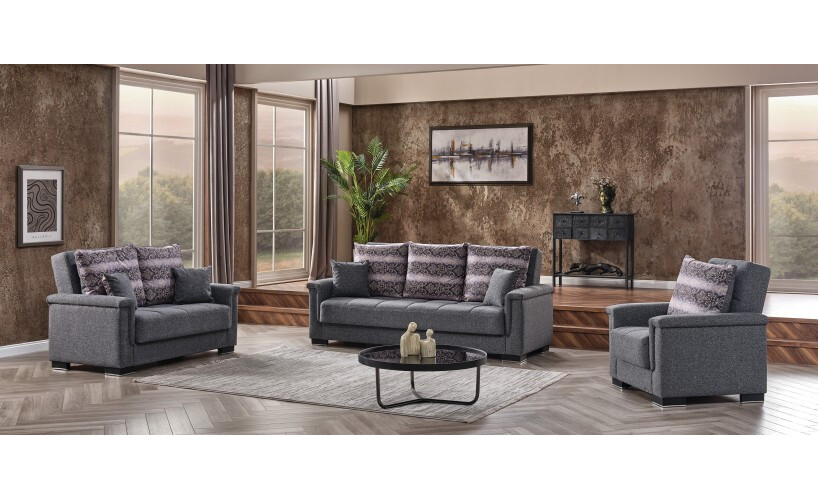 Fiji Polyester Convertible Storage Chair