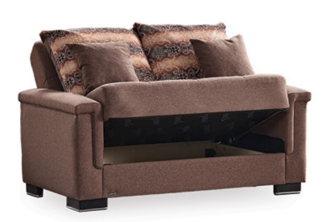 Fiji Polyester Convertible Storage Living Room Set