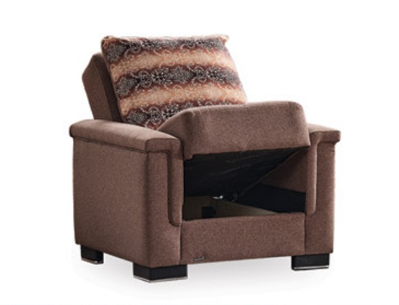 Fiji Polyester Convertible Storage Living Room Set