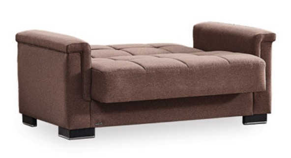 Fiji Polyester Convertible Storage Loveseat