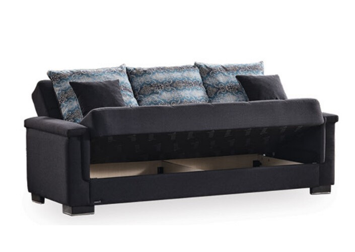 Fiji Polyester Convertible Storage Living Room Set