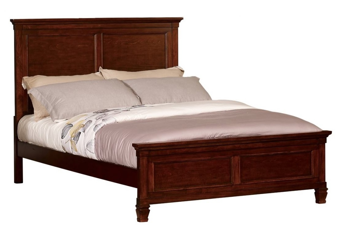 SM Tamarack Wood Panel Bedroom Set, Queen Size
