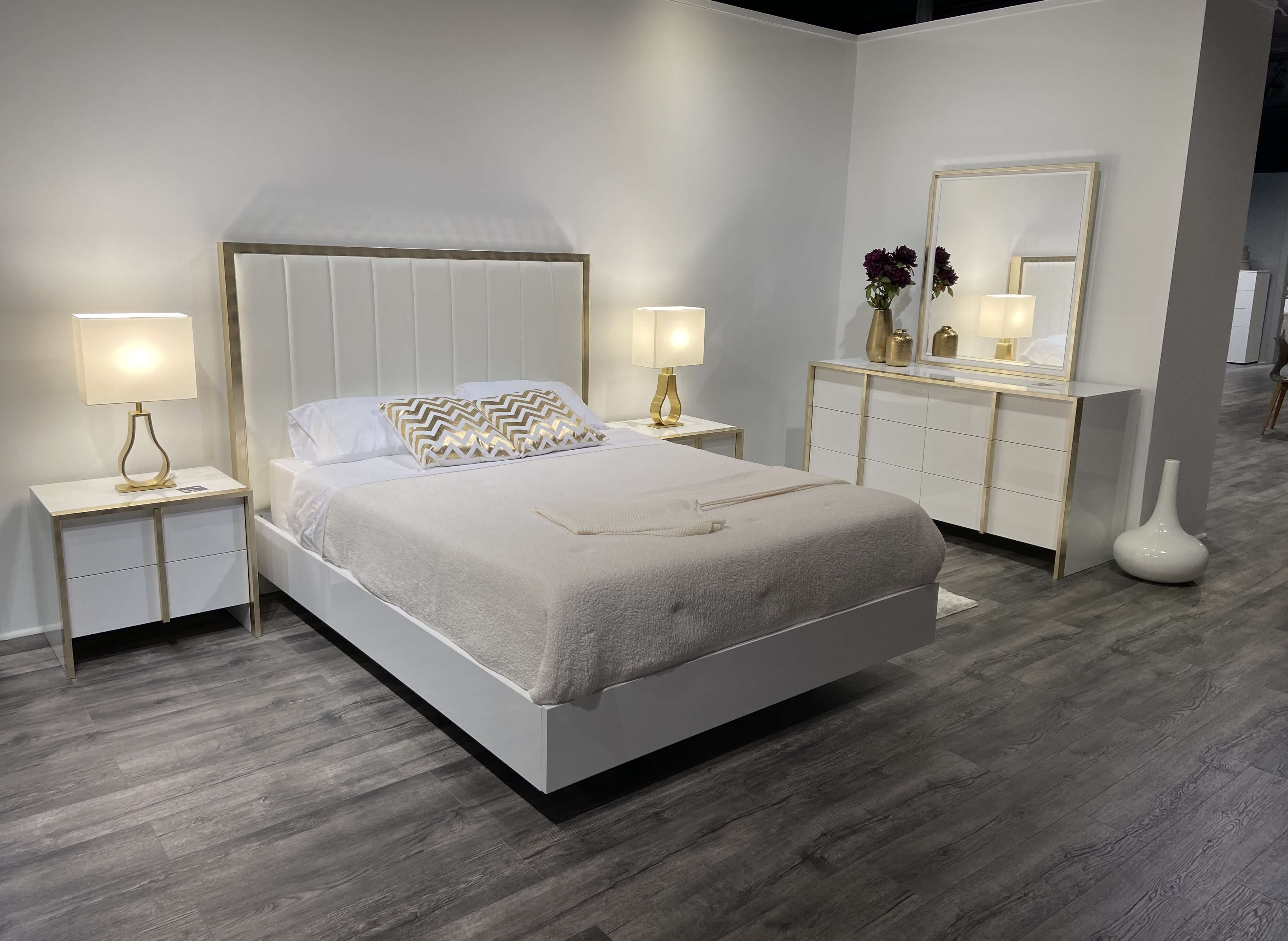 Fiocco Premium Eco-Leather Bedroom Set
