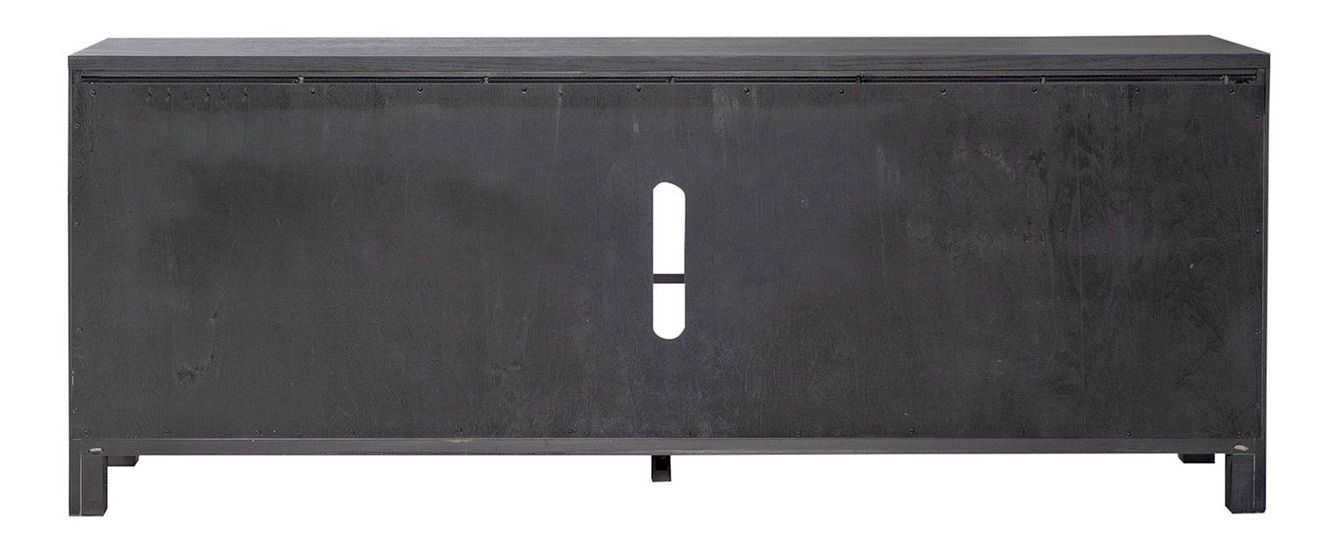406 78-inch Wood TV Console w/Firebox Insert & 2 Doors