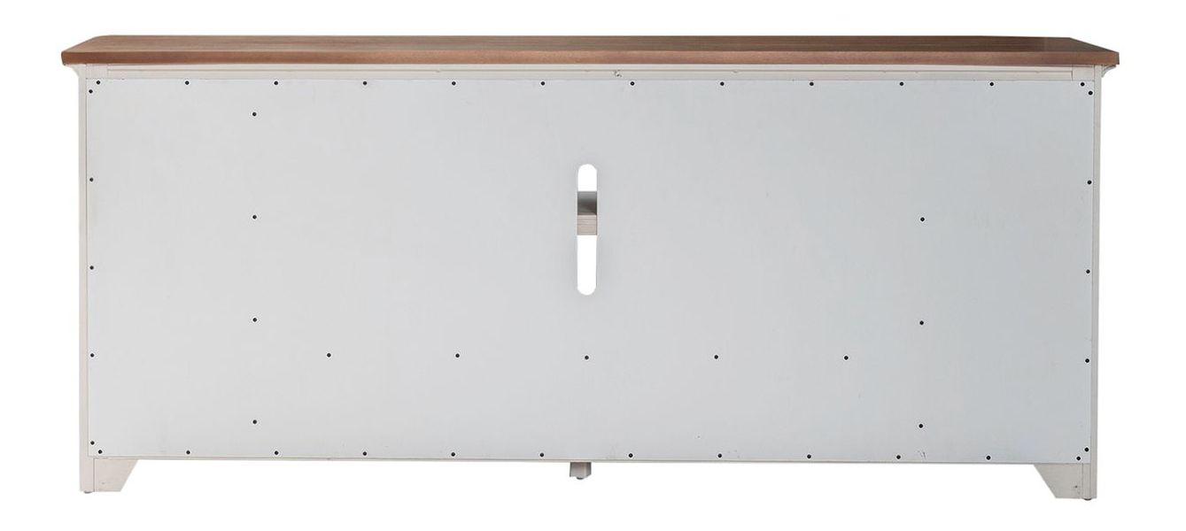 652 80-inch Wood 2-Drawer TV Console w/Firebox Insert & 2 Doors