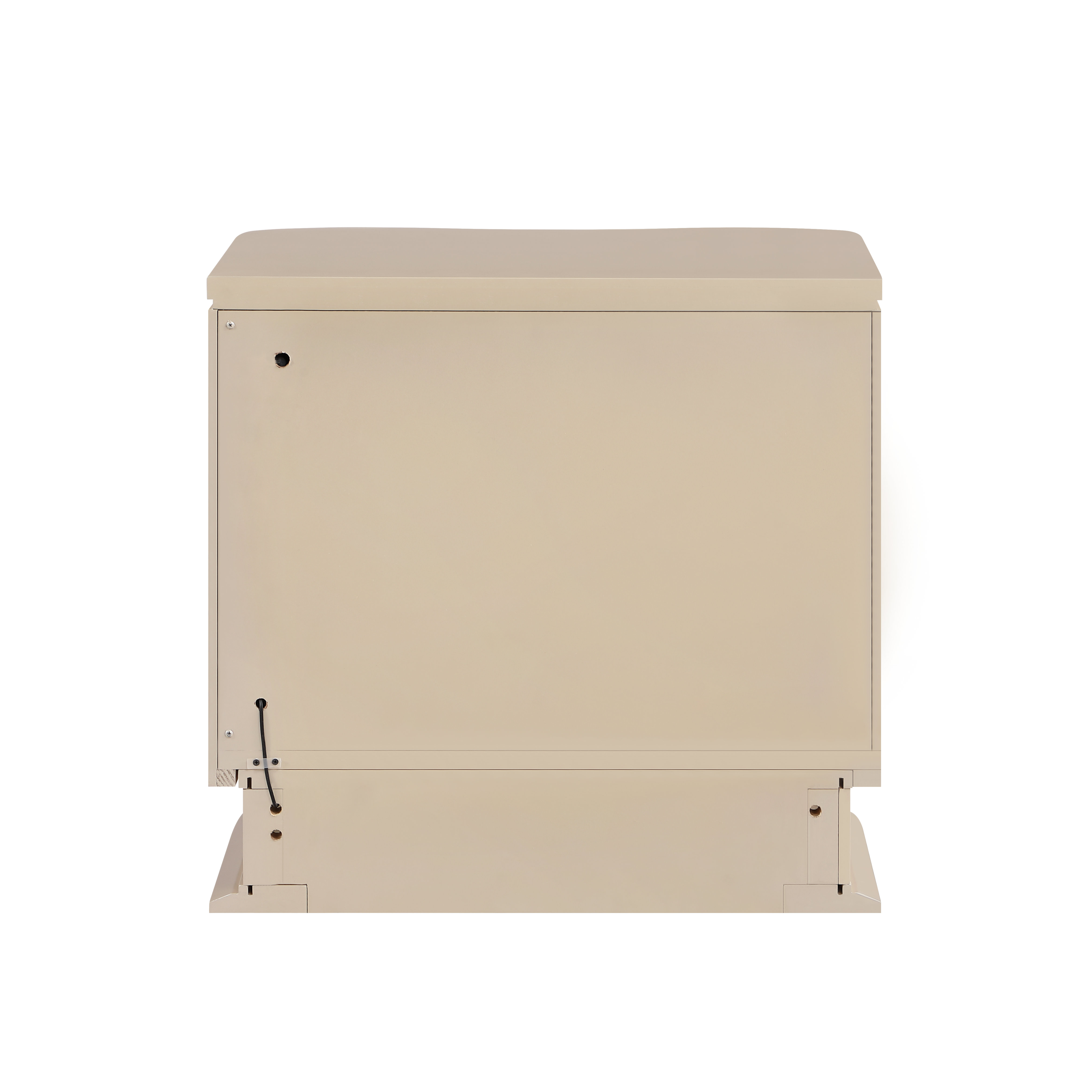 Flora 2-Drawer Wood Veneer Nightstand