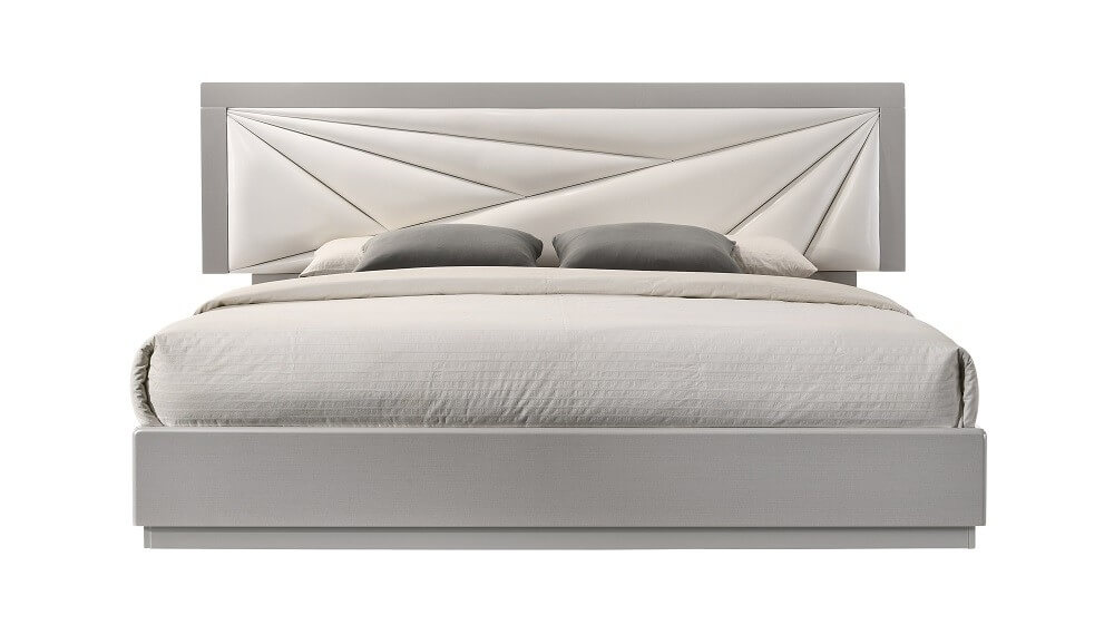 Florence Modern Leatherette Platform Bedroom Set
