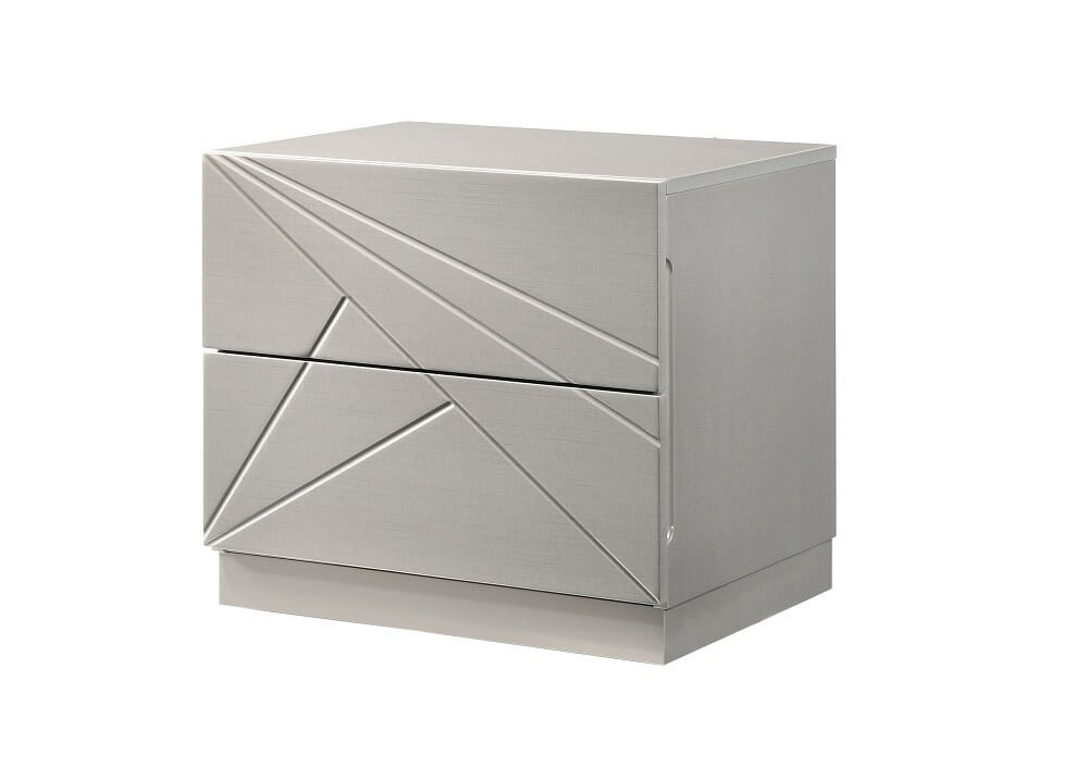 Florence Modern Leatherette Platform Bedroom Set