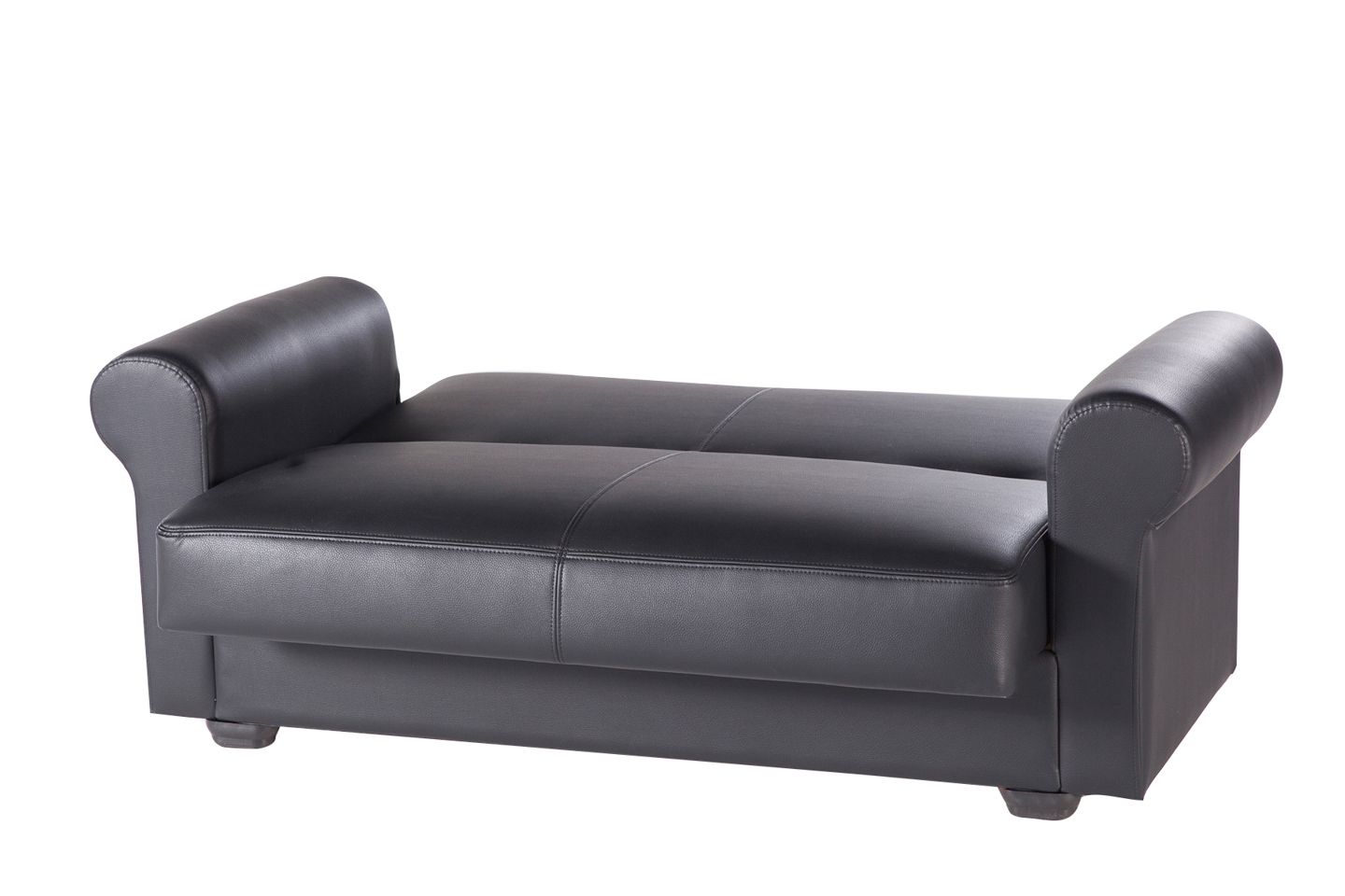 Floris PU Storage Sleeper Loveseat
