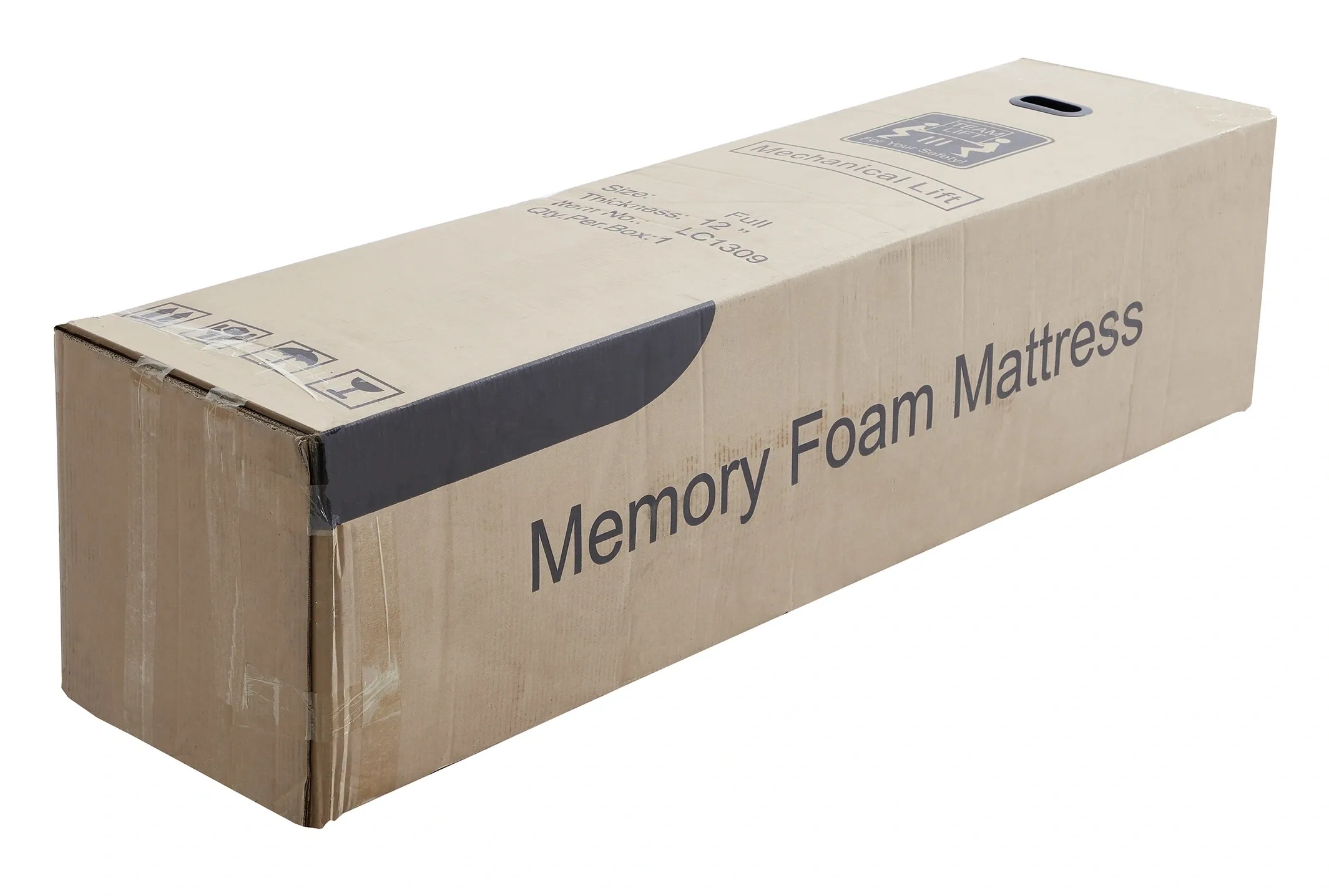 FM10 10-inch Height Memory Foam Tight Top Rolled Up Mattress