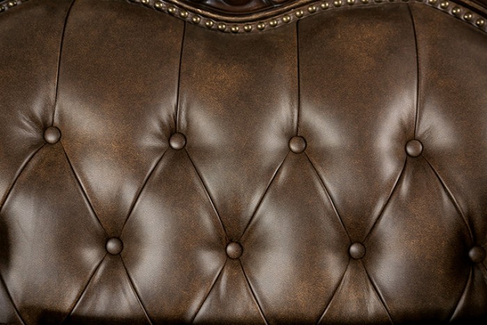 Ensenada Leatherette/Fabric Sofa