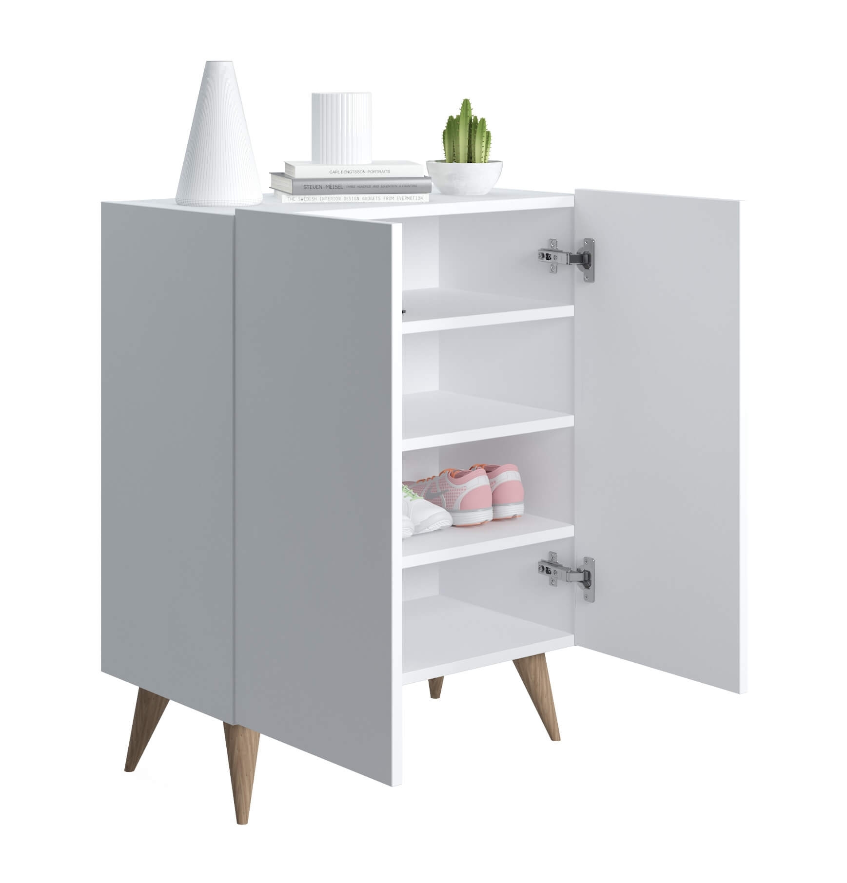 Forte Modern Contemporary Shoe Cabinet