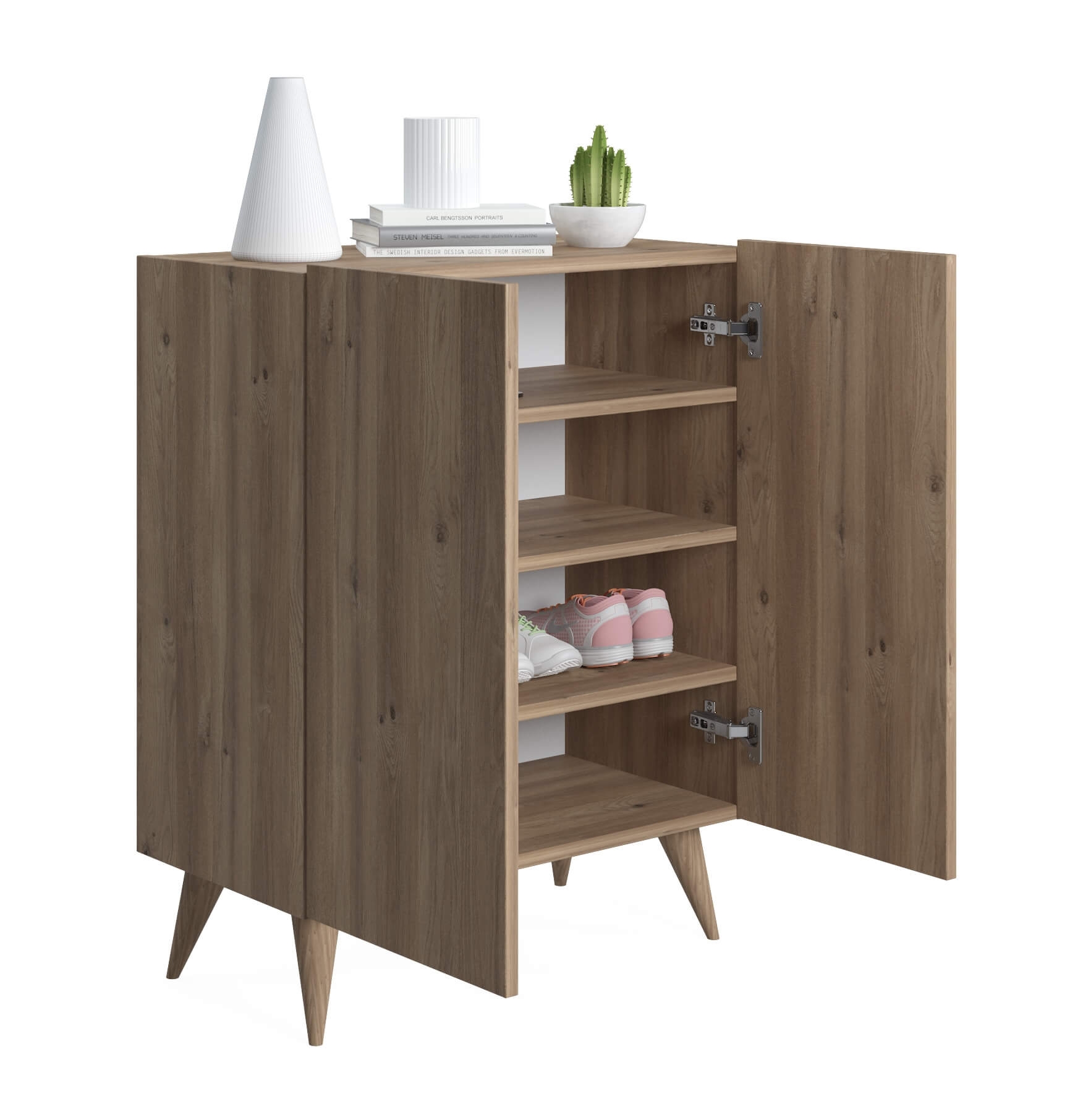 Forte Modern Contemporary Shoe Cabinet