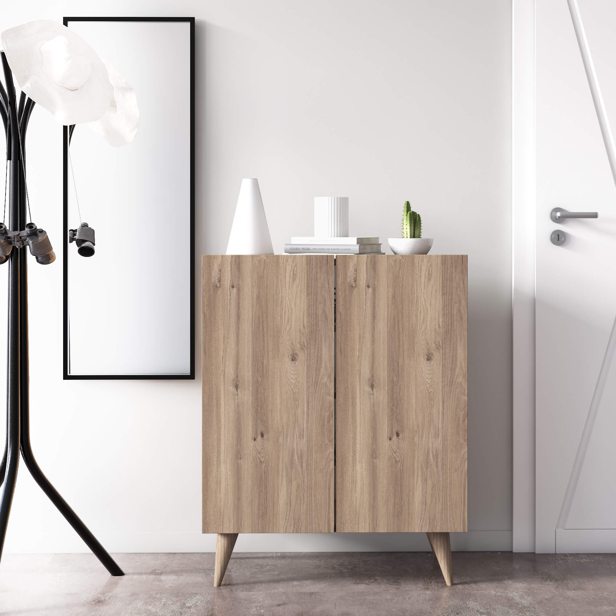 Forte Modern Contemporary Shoe Cabinet