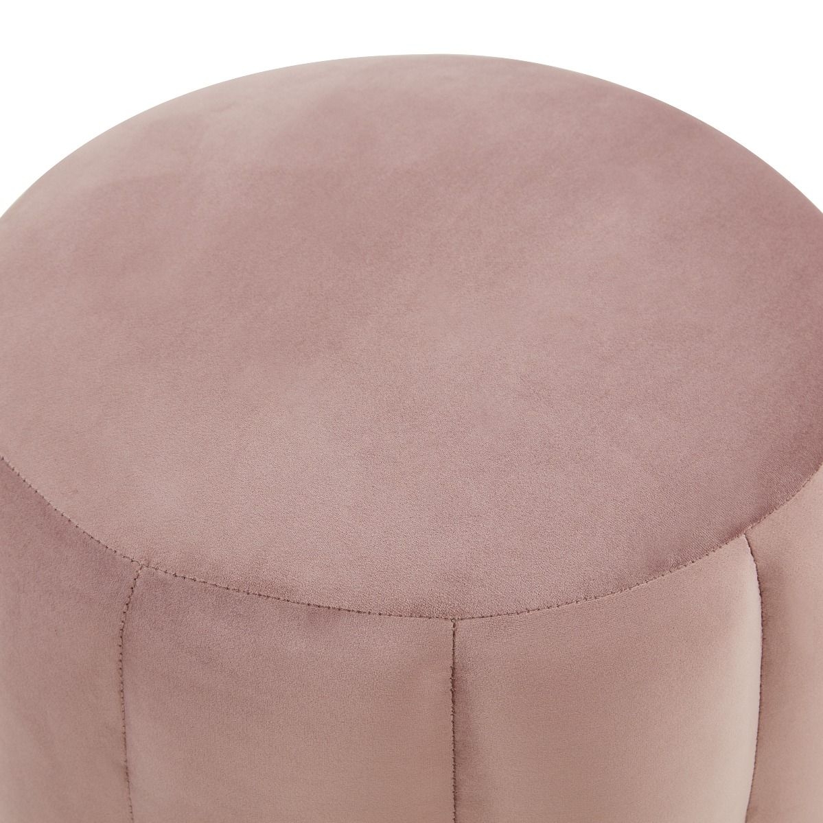 Franklin Round Velvet Ottoman