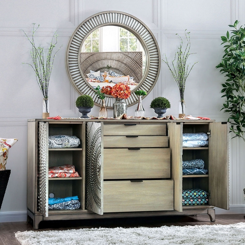 Kamalah Wood Panel Bedroom Set