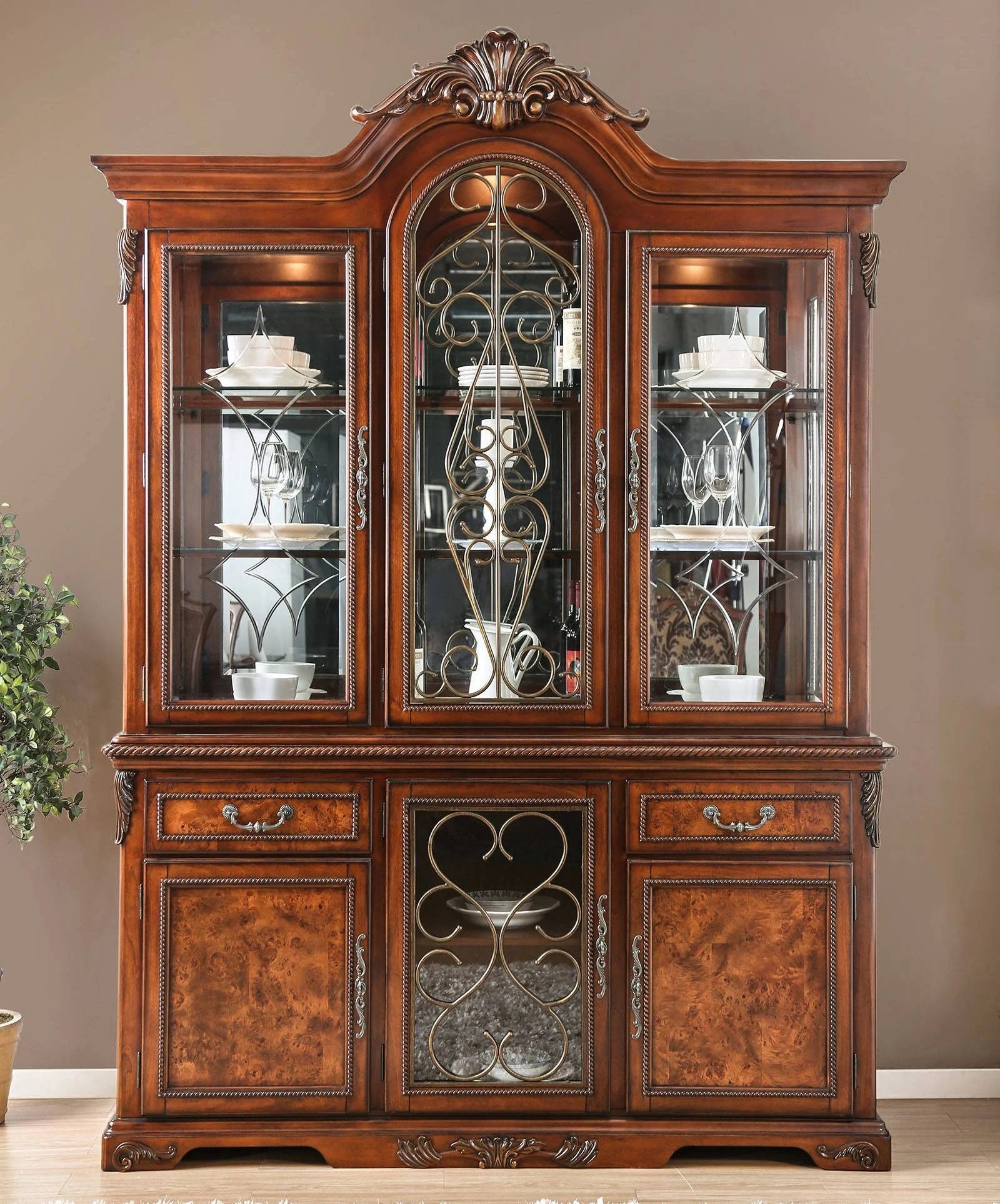 Lucie Wood Hutch & Buffet