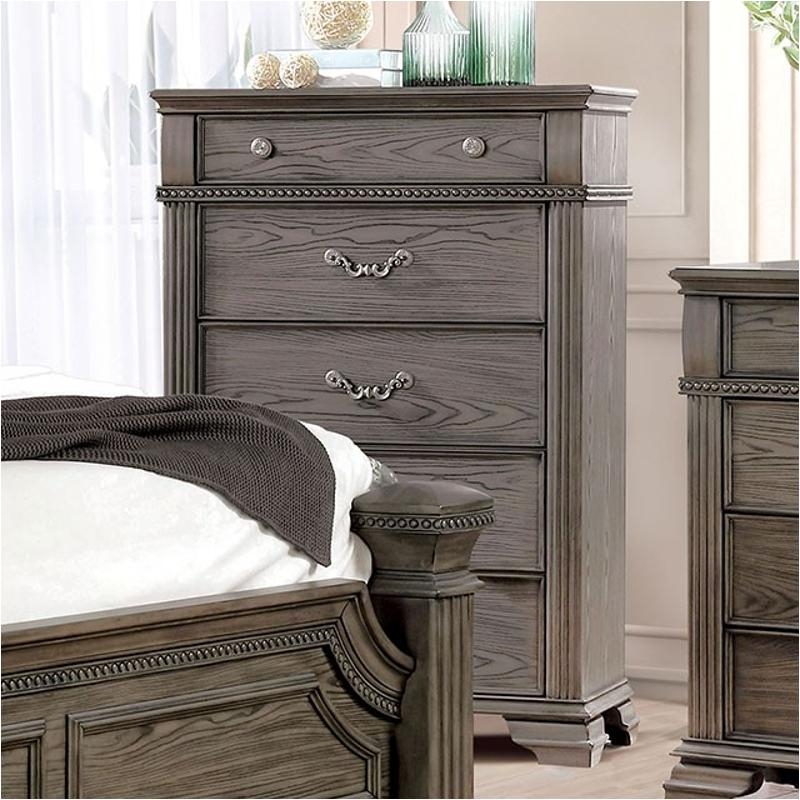 Pamphilos Wood Chest w/5 Drawers