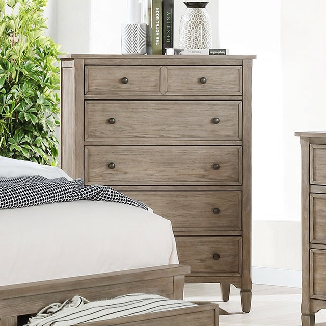 Anneke Fabric/Wood Platform Storage Bedroom Set