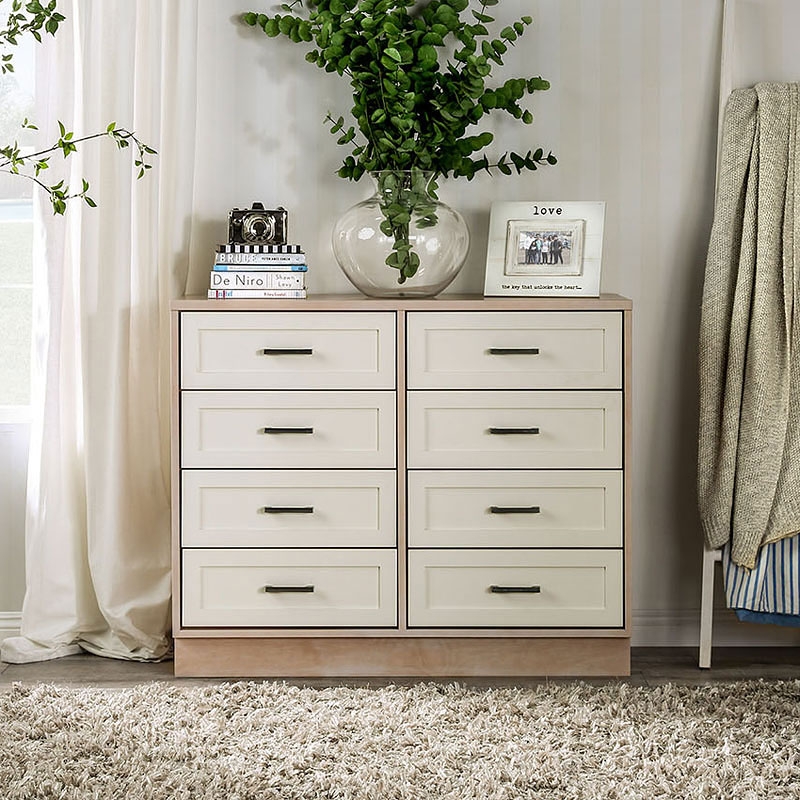 Roseburg Wood Chest w/8 Drawers