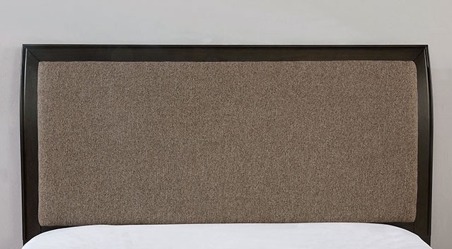 Jamie Fabric/Wood Platform Bed, California King Size