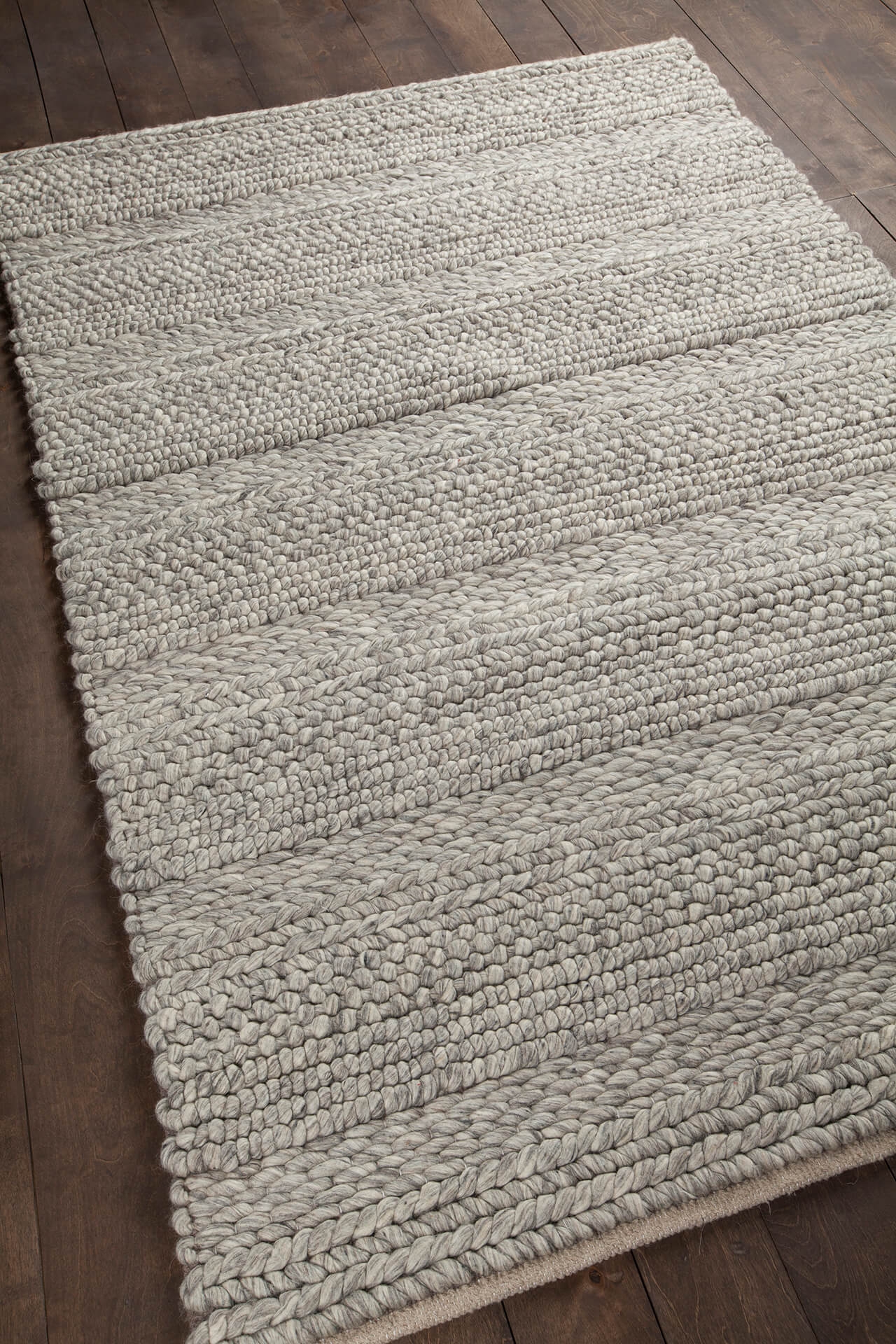 Forstel Wool Rectangular Hand-woven Rug, 9' x 13'