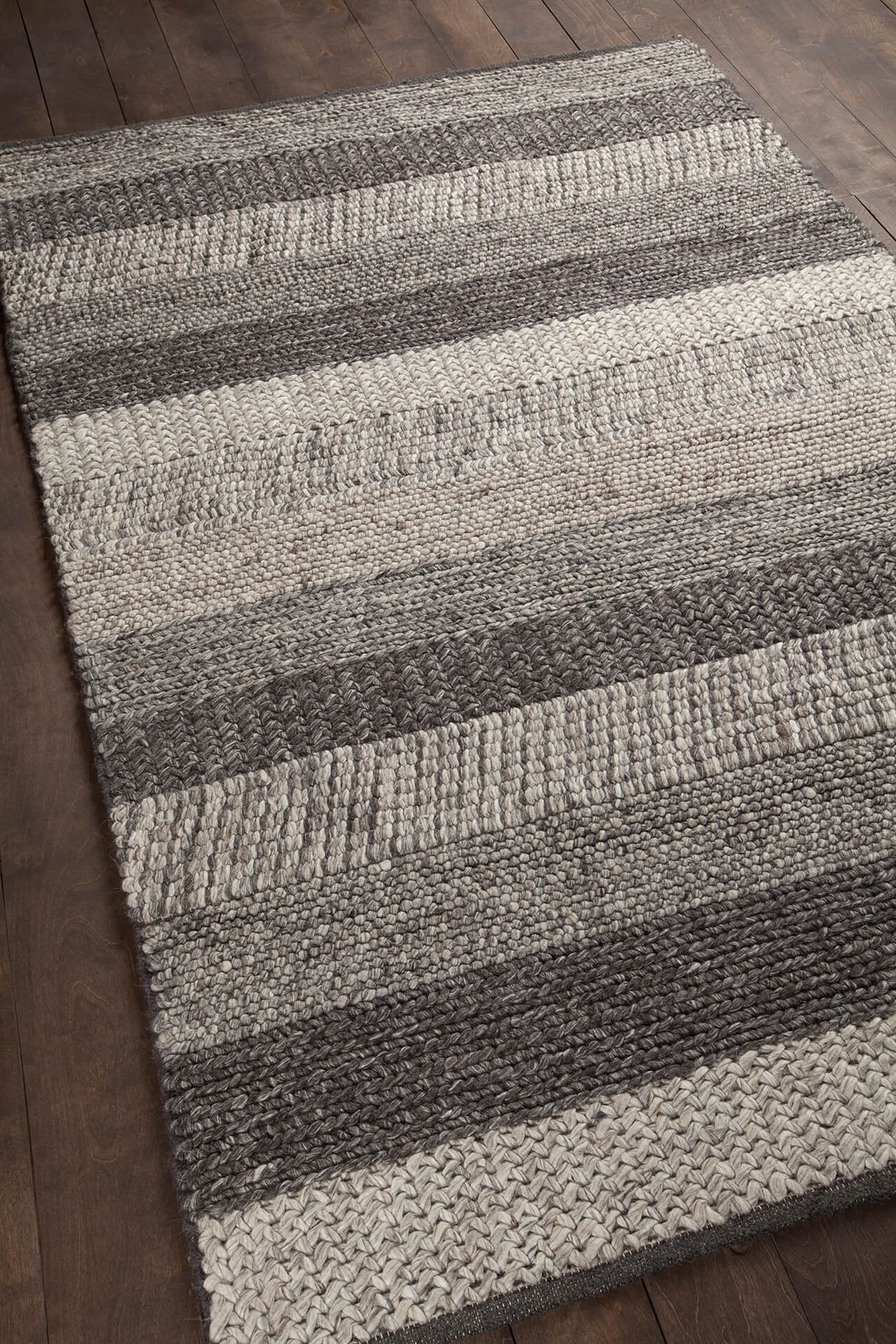 Forstel Wool Rectangular Hand-woven Rug