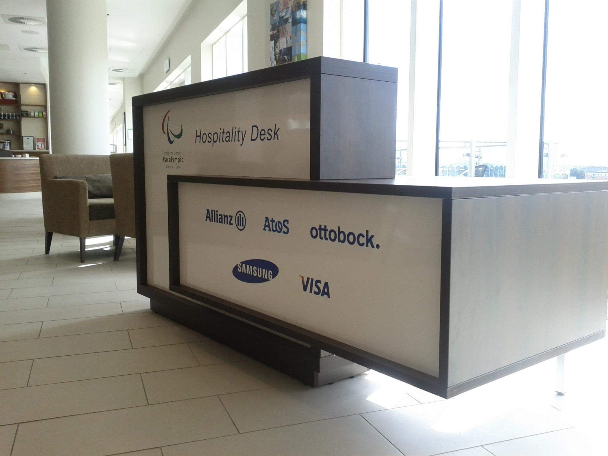 FORO Reception Desk, Right Facing Counter, ADA Compliance