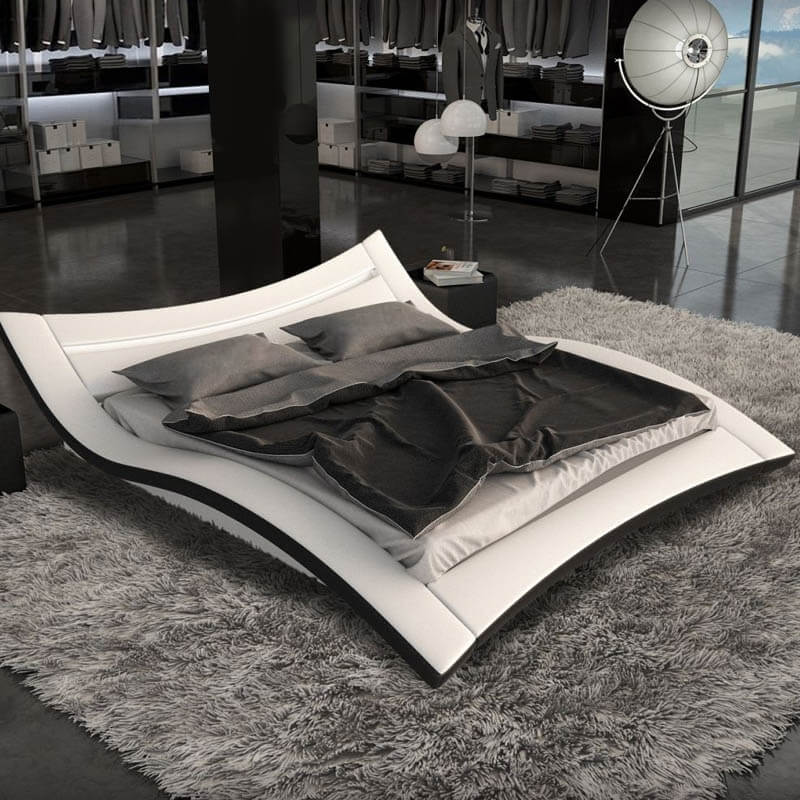 Marbella Ecoleather Modern Queen Size Bed - Thumbnail 2