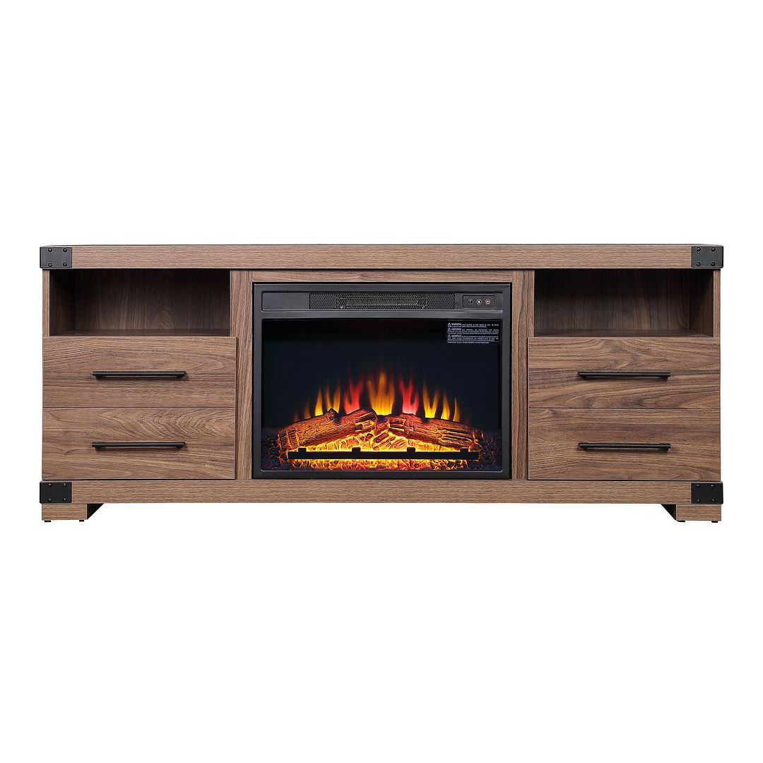 Manhattan Comfort Richmond 60-inch Fireplace - Thumbnail 4