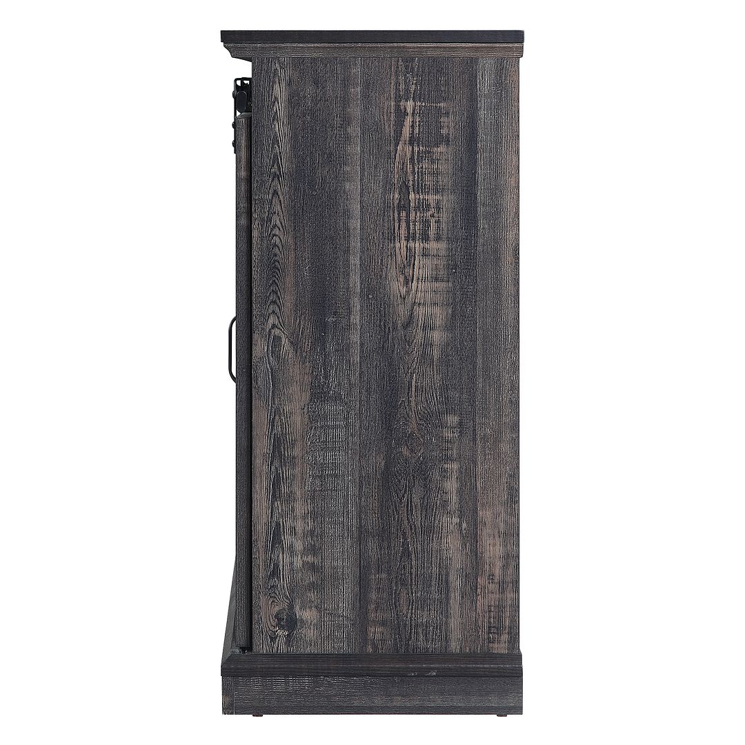 Myrtle 60-inch Fireplace w/2 Sliding Doors & Media Wire Management