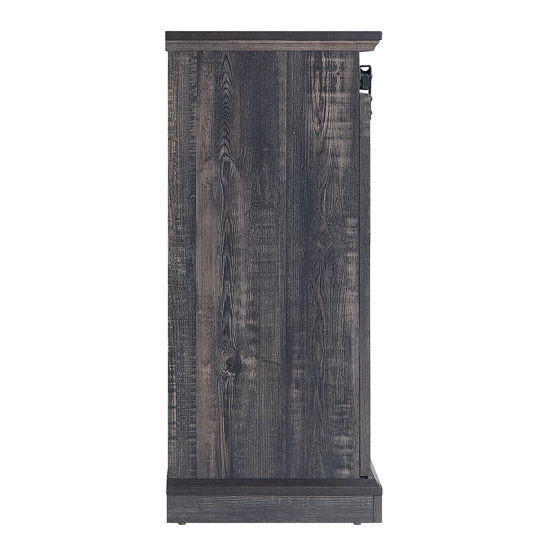 Myrtle 60-inch Fireplace w/2 Sliding Doors & Media Wire Management
