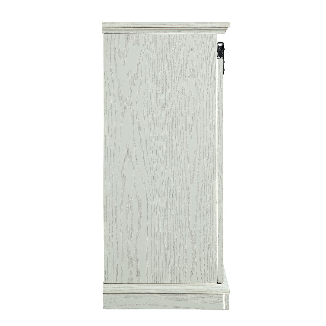 Myrtle 60-inch Fireplace w/2 Sliding Doors & Media Wire Management