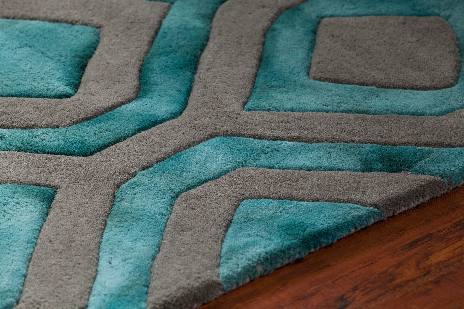 Fran Wool Rectangular Hand-tufted Rug, 5' x 7'6"