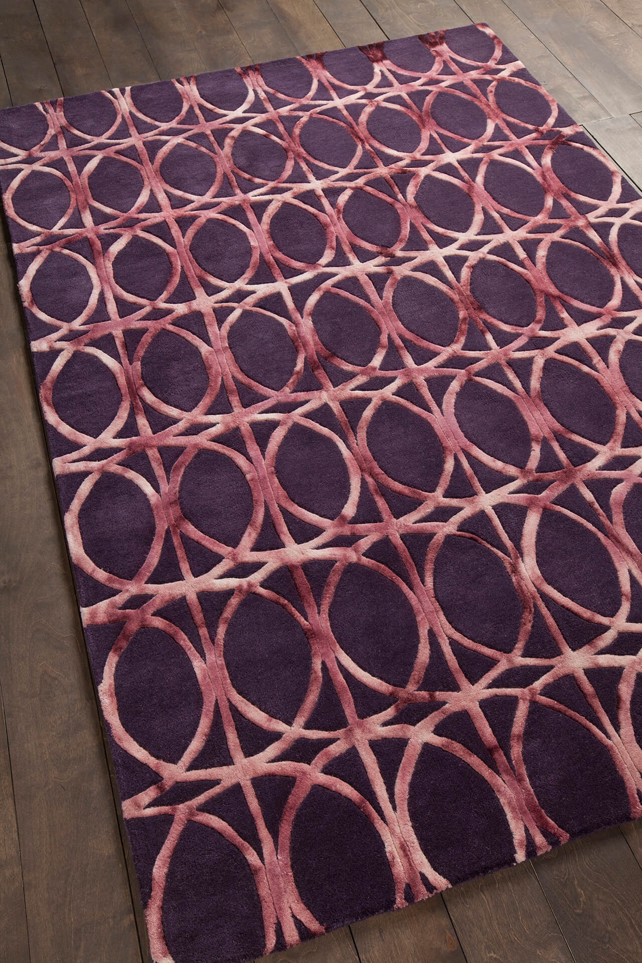 Fran Wool Rectangular Hand-tufted Rug, 5' x 7'6"